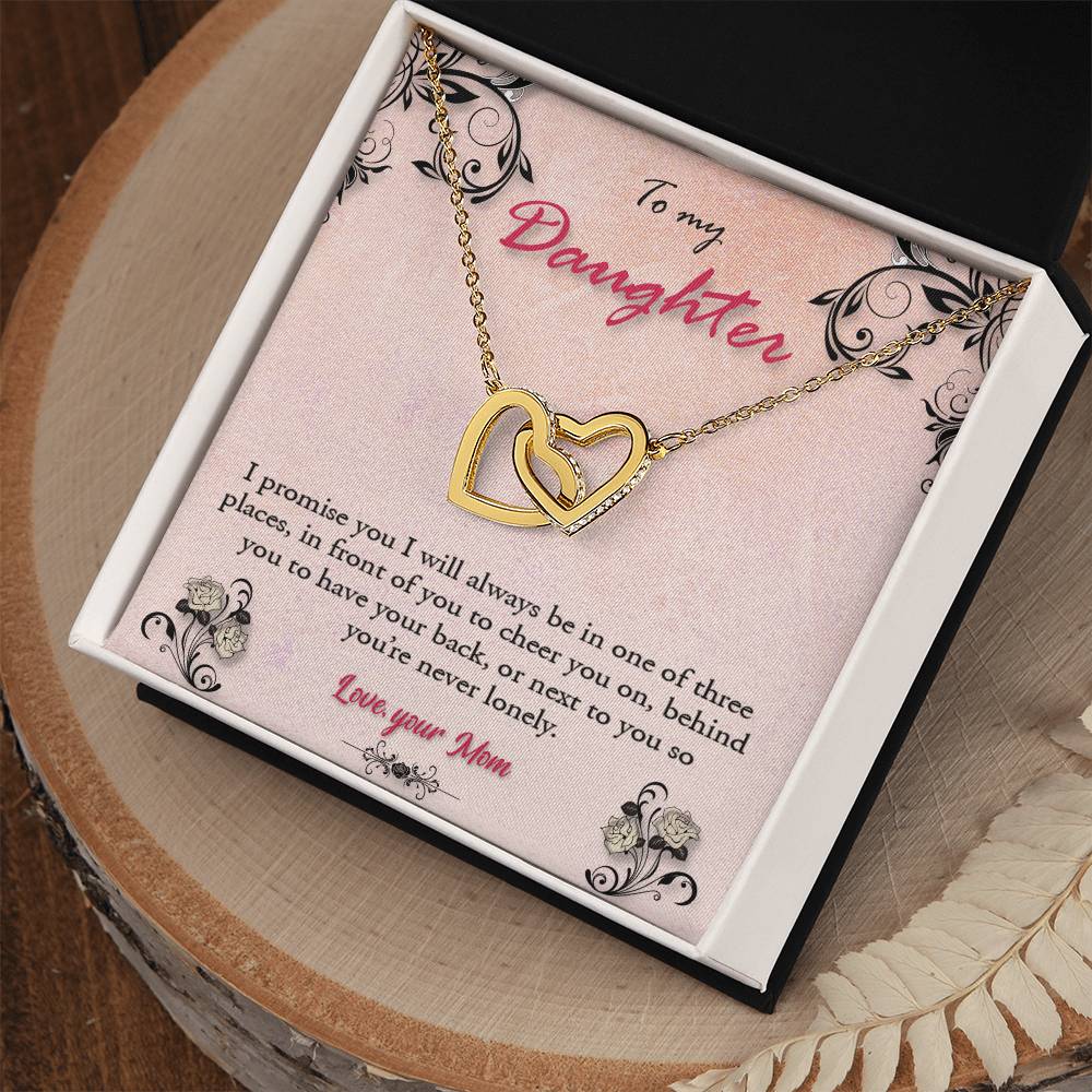 Interlocking Hearts Necklace - Promise