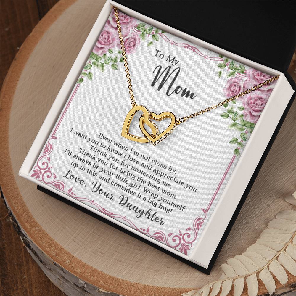 Mom Interlocking Hearts Necklace
