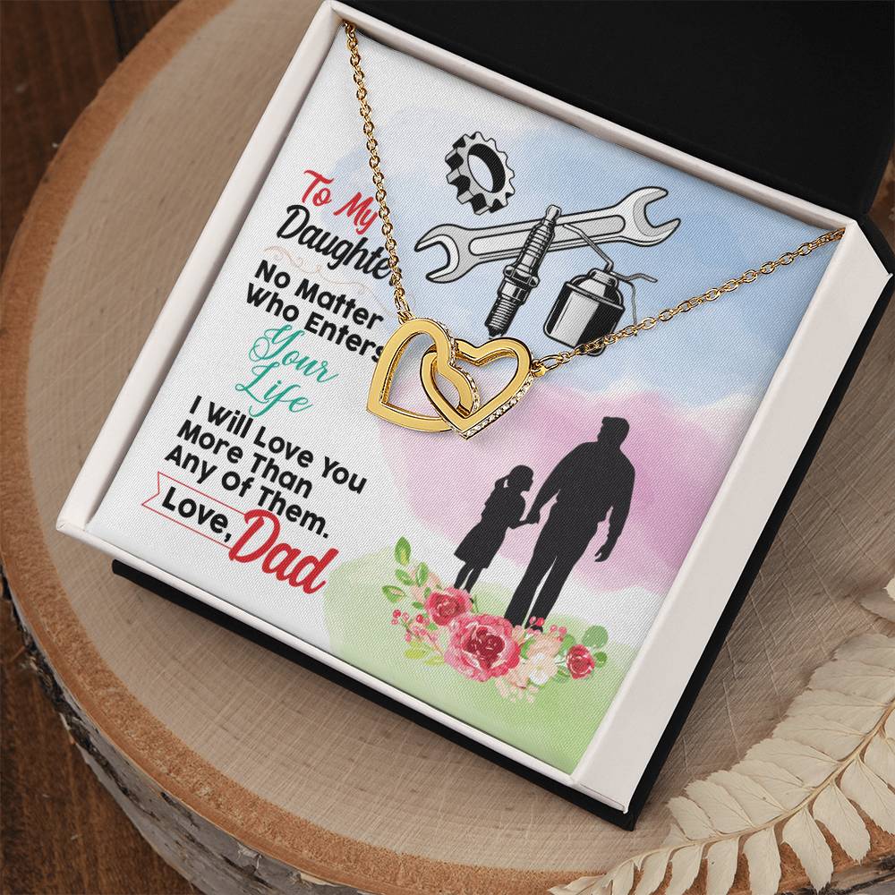 Mechanic'S Daughter - Interlocking Heart Necklace Interlocking Hearts Necklace