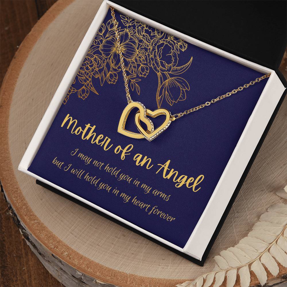 Mother Of An Angel - Interlocking Hearts Interlocking Hearts Necklace