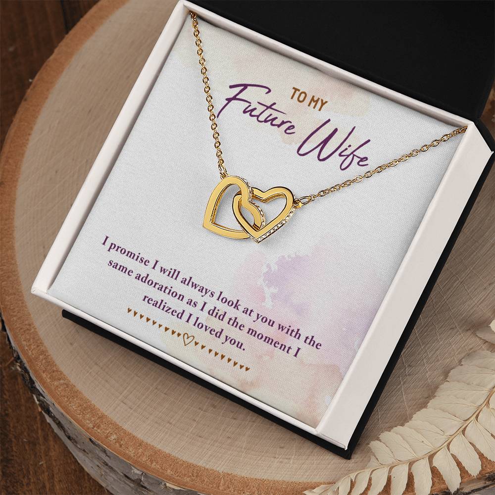 Future Wife Interlocking Hearts Necklace