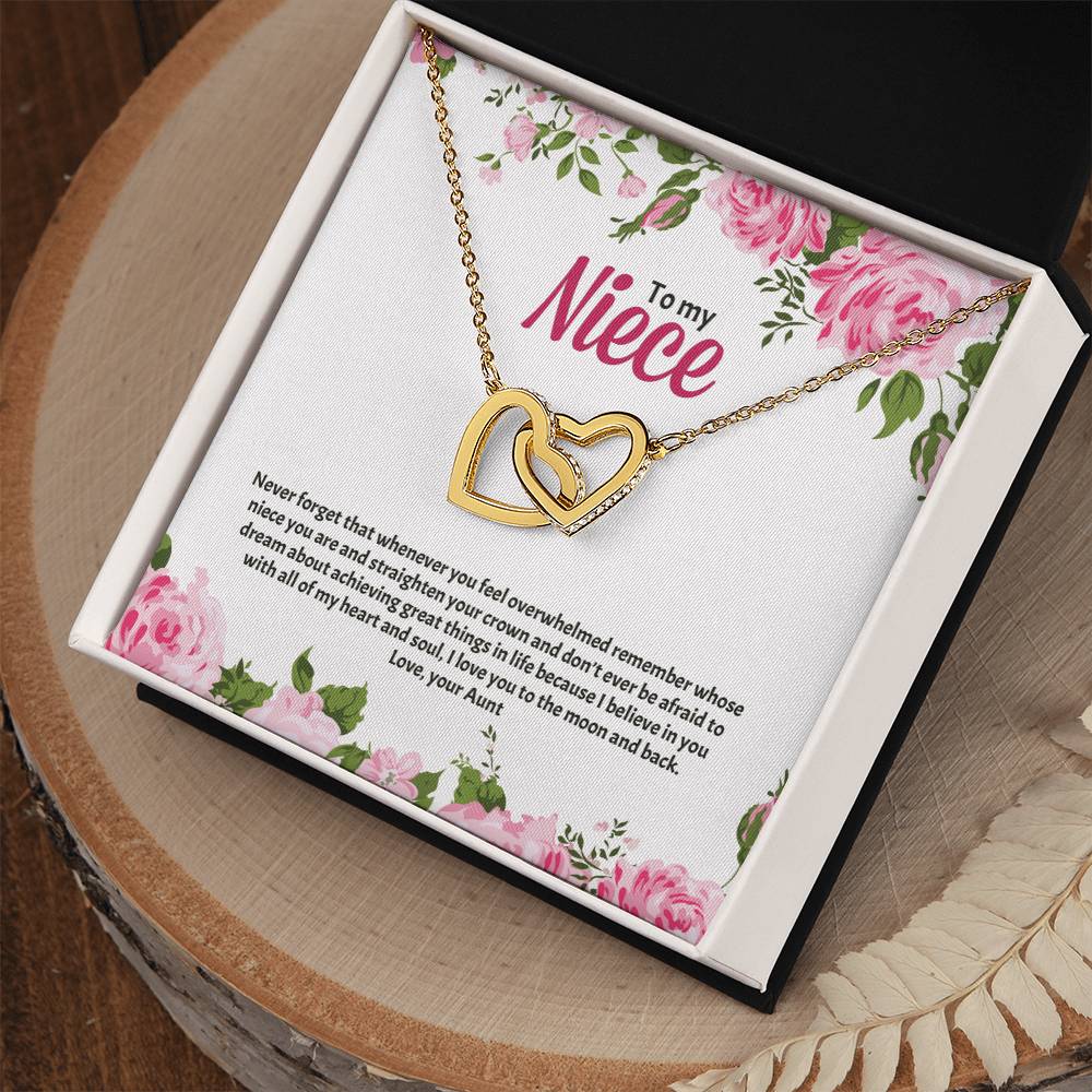 Interlocking Heart Necklace For Niece Interlocking Hearts Necklace