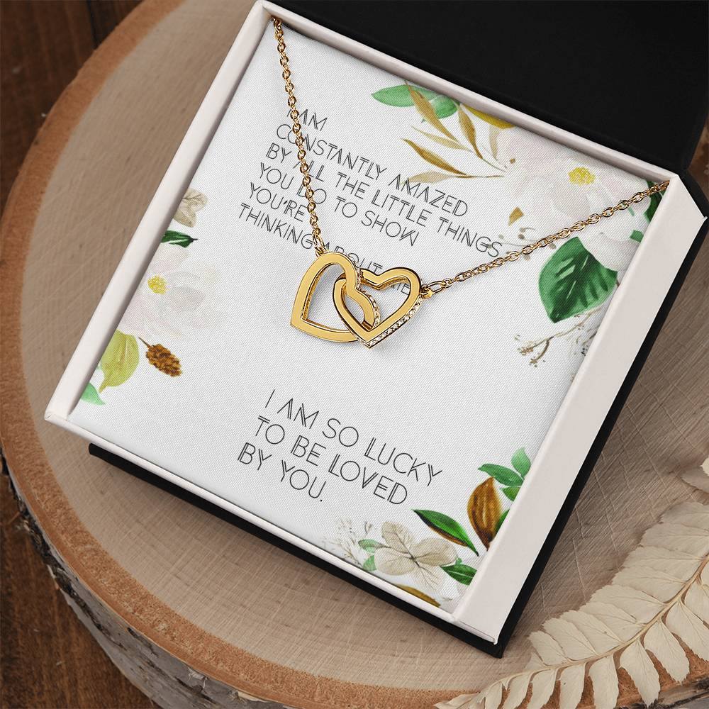Anniversary Gift For Wife Gifts For Wedding Anniversary Interlocking Hearts Necklace