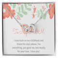 Mom Gift Necklace For Mom Personalized Necklace Initial Jewelry Family Necklace New Mom Necklace 14Kt Gold Filled Silver Interlocking Hearts Necklace