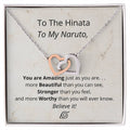 You'Re Amazing Believe It! - Necklace Interlocking Hearts Necklace