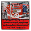 To My Soul Mate Firefighter Interlocking Hearts Necklace