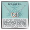 Freshman Year Uniquely You Necklace Interlocking Hearts Necklace