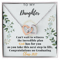 Draduation Gifts For Daughter From Mom Interlocking Hearts Necklace