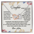 Use Last Breath Interlocking Hearts Necklace