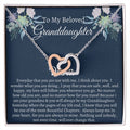 Gift For Granddaughter 1St Interlocking Hearts Necklace