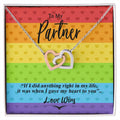 Love Wins Necklace Interlocking Hearts Necklace