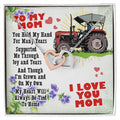 Farmer'S Mom- Interlocking Heart Necklace Interlocking Hearts Necklace