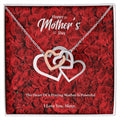 Heart Of A Praying Mother Interlocking Hearts Necklace