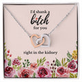 Best Friend Gift Sister Birthday Gift Funny Gift For Friend Birthday Gift For Best Friend Sister Gift Interlocking Hearts Necklace