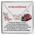 Gift For Girlfriend - Interlocking Heart Necklace Interlocking Hearts Necklace