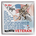 Veteran'S Wife - Interlocking Heart Necklace Interlocking Hearts Necklace