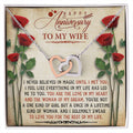 Lovly Gift For Anniversary - Gift For Wife Interlocking Hearts Necklace