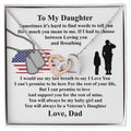 Veteran'S Daughter - Interlocking Heart Necklace Interlocking Hearts Necklace