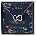 Graduation Gift Necklace Graduation Gift For Her College Graduation Gift For Her High School Senior Graduation Class Of Interlocking Hearts Necklace