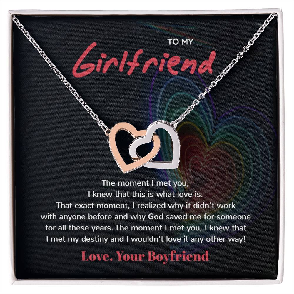 Interlocking Hearts - From Your Boyfriend Interlocking Hearts Necklace