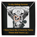 My Riding Partner Interlocked Hearts Necklace Interlocking Hearts Necklace
