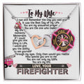 Firefighter'S Wife - Interlocking Heart Necklace Interlocking Hearts Necklace