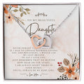 Always There Gift For Daughter Necklace Gift Interlocking Hearts Necklace