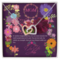 Happy Mother'S Day Locked Hearts Interlocking Hearts Necklace