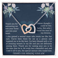 Interlocking Necklace For Boyfriend Mom Interlocking Hearts Necklace