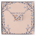 Keep Me In Your Heart Interlocking Hearts Necklace