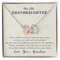 Gift For Granddaughter - Interlocking Hearts Necklace