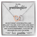 Never Forget How Beautiful - Interlocking Hearts Necklace - Gd09