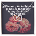 Happy Mother'S Dayike Mens Production Interlocking Hearts Necklace