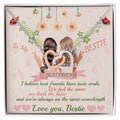 Bestfriend- Twin Souls - Necklace Interlocking Hearts Necklace