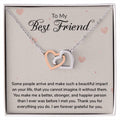 Some People Arrive And Make Such A Beautiful Impact Interlocking Hearts Necklace