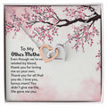 To My Mother - Interlocking Hearts Necklace