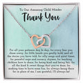 Thank You Gift For Child Minder Child Minder Appreciation Gift Child Minder Leaving Gift Childminder Christmas Gift Child Minder Necklace Interlocking Hearts Necklace