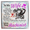 Machinist'S Wife - Interlocking Heart Necklace Interlocking Hearts Necklace