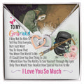 Welder'S Girlfriend- Interlocking Heart Necklace Interlocking Hearts Necklace
