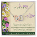 To My Mother Interlocking Hearts Necklace