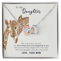 Gift For Daughter From Mom Daughter Mother Necklace Interlocking Hearts Necklace