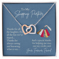 Shopping Partner Necklace Interlocking Hearts Necklace