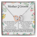 Mother Of The Groom Interlocking Hearts Necklace