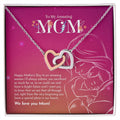 My Amazing Mom Interlocking Hearts Necklace