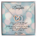 Connected Hearts Necklace Interlocking Hearts Necklace