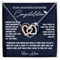 All Of Your Memories Interlocking Hearts Necklace