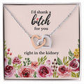Best Friend Gift Sister Birthday Gift Funny Gift For Friend Birthday Gift For Best Friend Sister Gift Interlocking Hearts Necklace