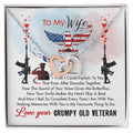 Veteran'S Wife - Interlocking Heart Necklace Interlocking Hearts Necklace