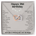 21St Birthday Dragonfly Necklace Gift Happy 21St Birthday Gifts For Her Best Friend Daughter Sister Niece Auntie Necklace Happy 21 Birthday Birthday Necklace Interlocking Hearts Necklace