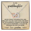 Happy Birthday Or Just To Say I Love You - Two Hearts Necklace Interlocking Hearts Necklace